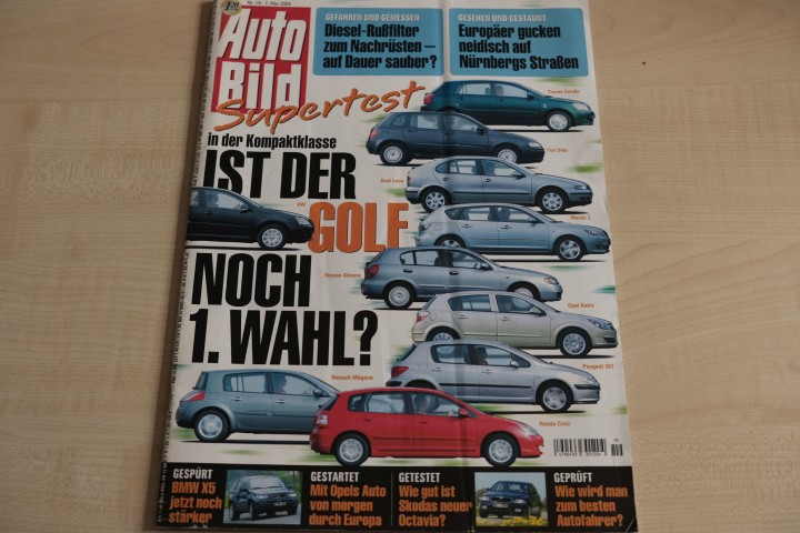 Deckblatt Auto Bild (19/2004)